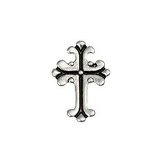 CH1519 Retired Silver Celtic Catholic Cross Charm
