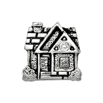 CH1640 Retired Silver House or Home Charm