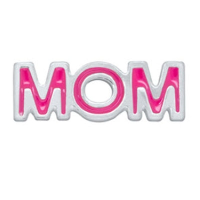 CH1915 Retired Pink "MOM" Charm