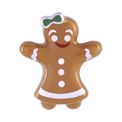 CH1928 Retired Gingerbread Girl Charm 2nd In A Series