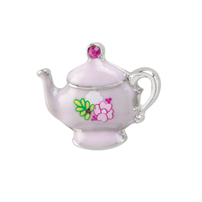 CH3229 Pink Teapot Charm