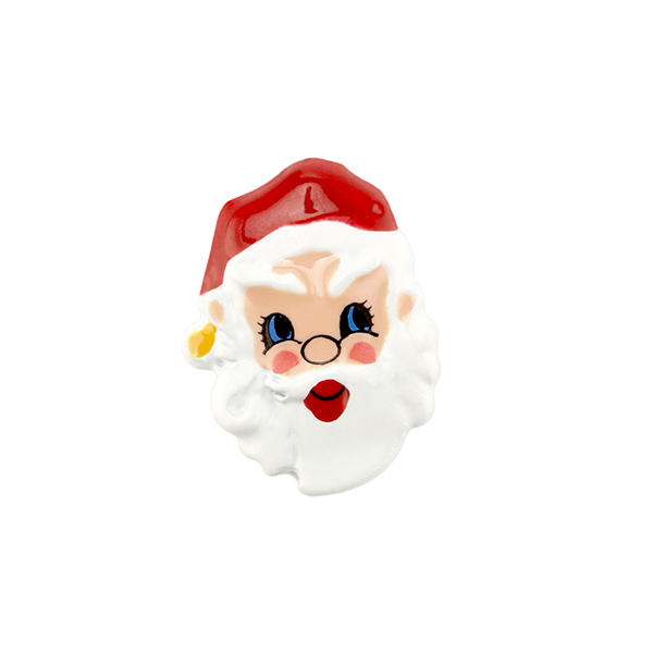 CH3292 Retired Vintage Santa Face Charm 1st in Series