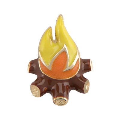CH4125 Retired Camp Fire Charm