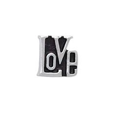 CH9001 Retired Silver "Love" Charm 1st Edition