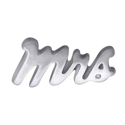 CH9106 Retired Silver "Mrs." Charm