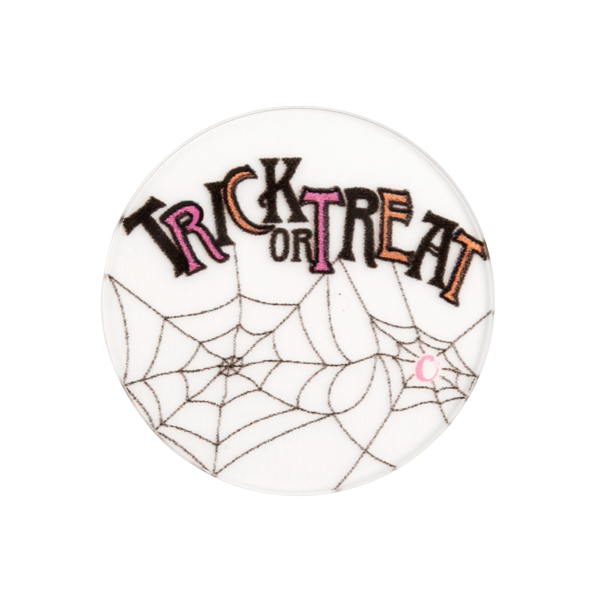 PC2016 Medium Clear "Trick or Treat" Plate