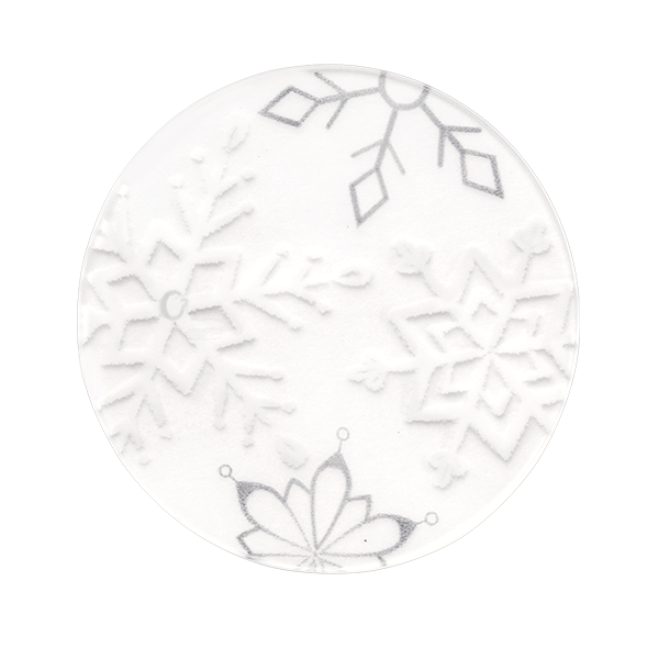 PC2017 Large Clear Snowflake Plate New for 2020