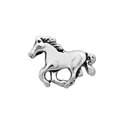 CH1011 Silver Horse Charm