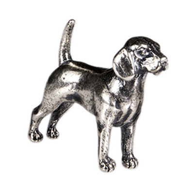CH1050 Beagle Sterling Silver Dog Charm