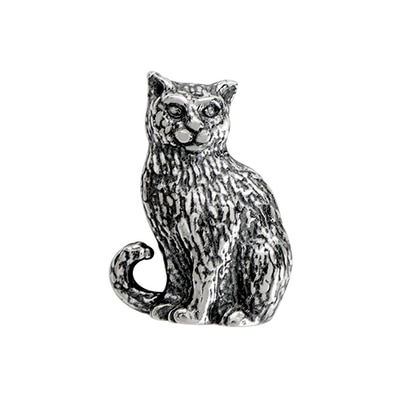 CH1063 Sterling Silver Cat Kitty Charm