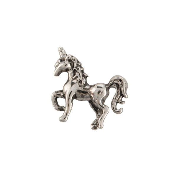 CH1082 Silver Unicorn Charm