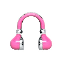 CH1107 Retired Pink Headphones Charm