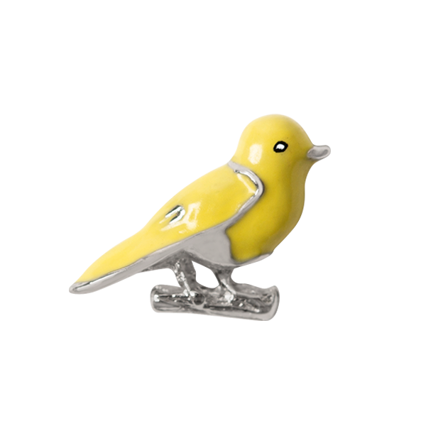 CH1226 Yellow Bird Charm