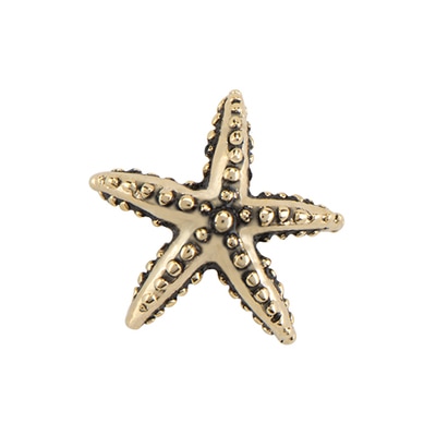 CH1469 Gold Starfish Charm