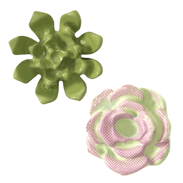 CH1495 Succulent Charms Set of 2