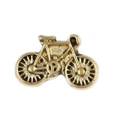 CH1515 Retired and Rare Gold Bicycle Charm