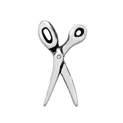 CH1628 Silver Scissors Charm