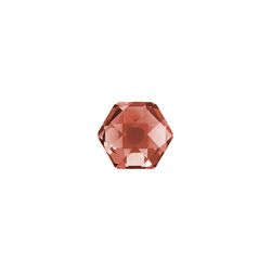 CH1820 Padparadscha Hex Crystal (Salmon Tone)