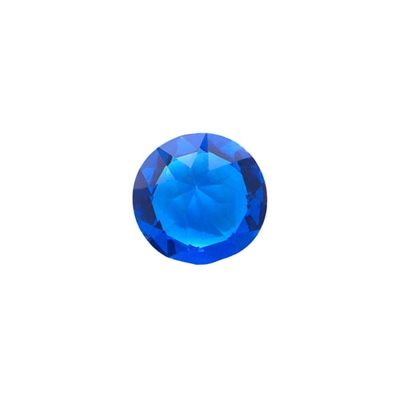 CH1840 Capri Blue Round Crystal