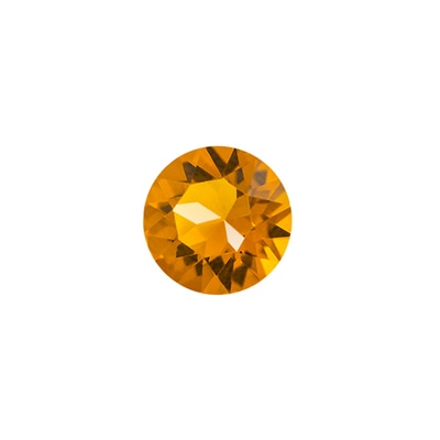 CH1841 Tangerine Round Crystal