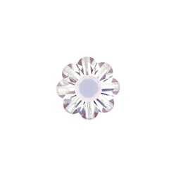 CH1854, CH1852, CH1850 Retired Clear AB Crystal Flower Charm. Comes in 3 sizes