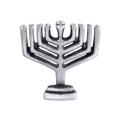CH1926 Retired Jewish Silver Menorah Charm