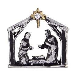 CH1930 Retired Nativity Charm with Gold Star