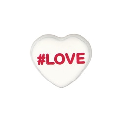 CH1939 Retired #LOVE White Conversation Heart Charm
