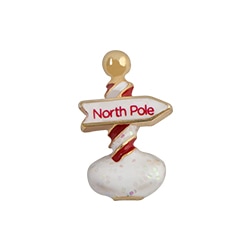 CH1961 Retired North Pole Sign Charm