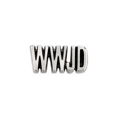 CH1973 WWJD What Would Jesus Do? Silver Retired Charm