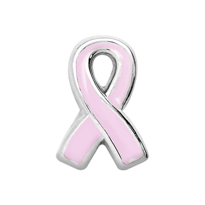 CH2001 Breast Cancer Pink Ribbon Charm