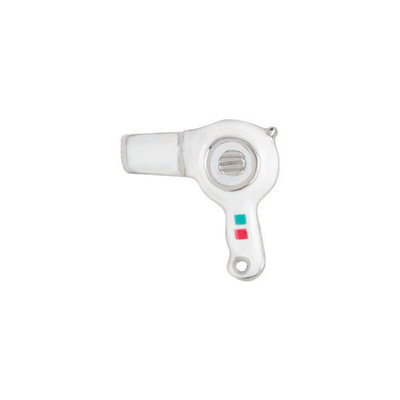 CH2615 White Hairdryer Charm 2nd Edition