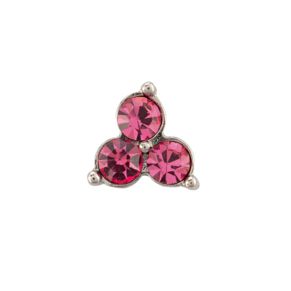 CH2617 Retired Pink Crystal Cluster Charm