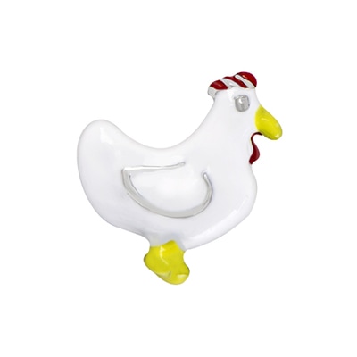 CH3123 White Chicken Charm