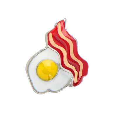 CH3126 Retired Eggs and Bacon Charm