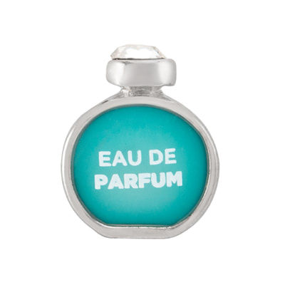 CH3232 Retired Aqua Perfume Bottle Charm. 4th in a Limited Edition Series for Mother's Day.