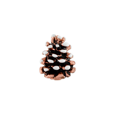 CH3278 Retired Pinecone with Snow Charm