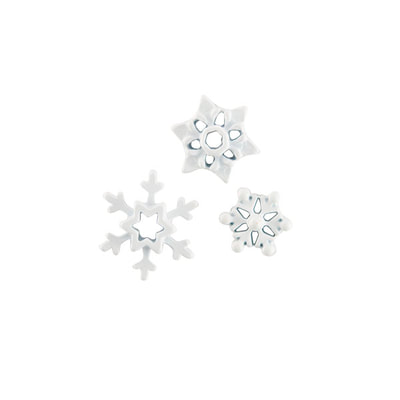 CH3276 Set of 3 Snowflake Charms 1st Edition