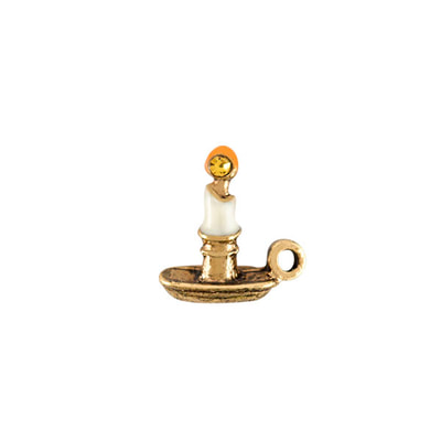 CH3289 Retired Gold Candle Light Charm