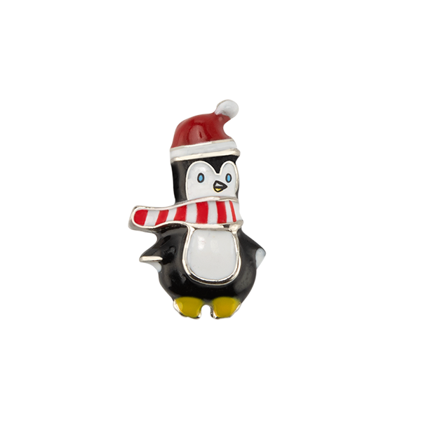 CH3291 Retired Penguin Charm with Scarf and Hat, 2nd Edition