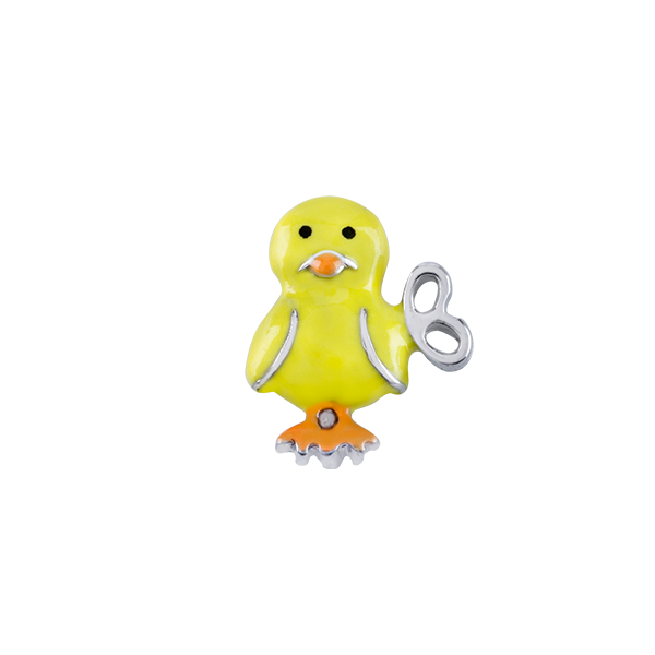 CH3306 Easter Chick Wind Up Toy Charm 2019 Limited Edition