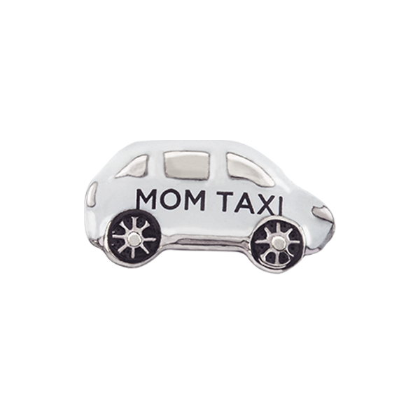 CH3311 Retired White "Mom Taxi" SUV Mini Van Charm