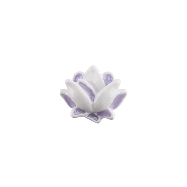 CH3319 Retired White Lotus Flower Charm
