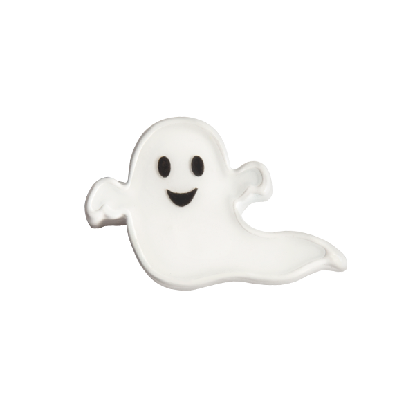 CH3326 Retired White Friendly Ghost Charm from the Halloween 2019 Collection