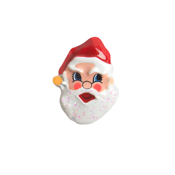 CH3355 Retired Vintage Santa Face Charm 2nd in Series