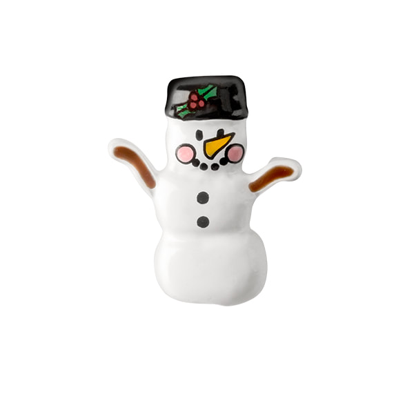 CH3359 Retired Snowman Two-Sided Charm. 3rd in a Series