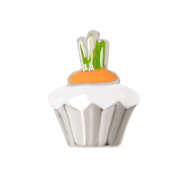 CH3380 Easter Carrot Cake Cupcake Charm