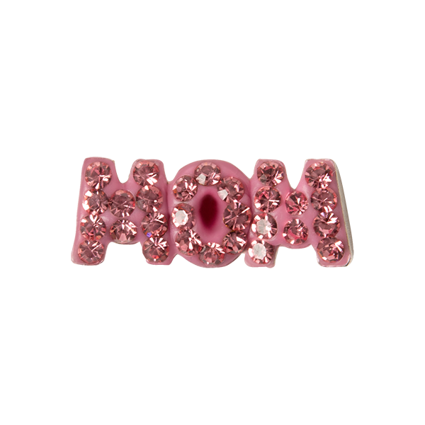 CH3384 Pink Crystal MOM Charm