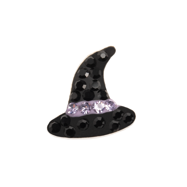 CH3423 Black Sparkle Witch Hat