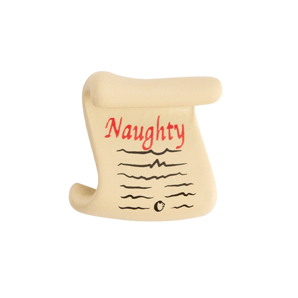 CH3444 Naughty or Nice Charm - 2 sided - Back